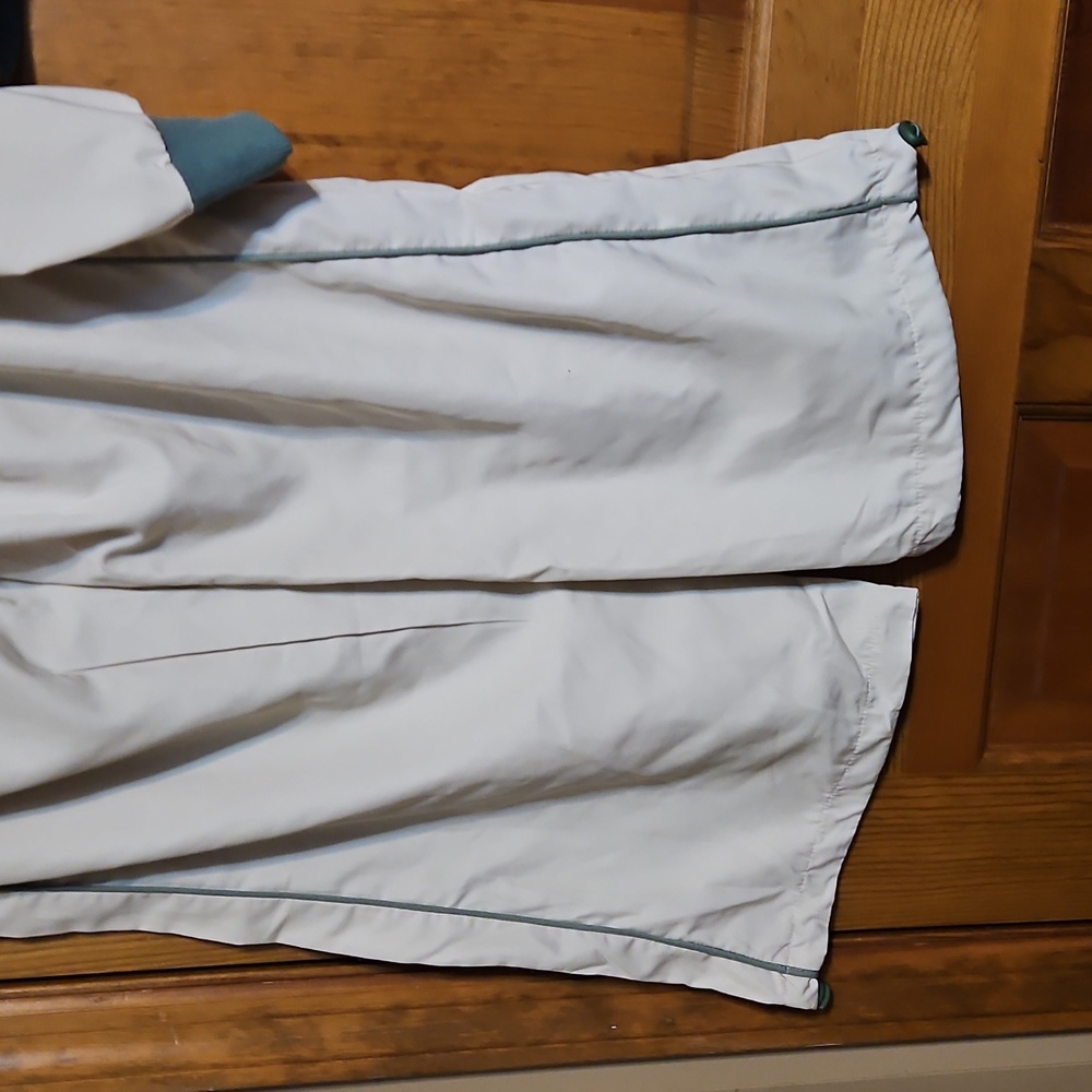 NWT edikted Superstar Off White And Green Flared Baggy Tracksuit - Picture 10 of 16